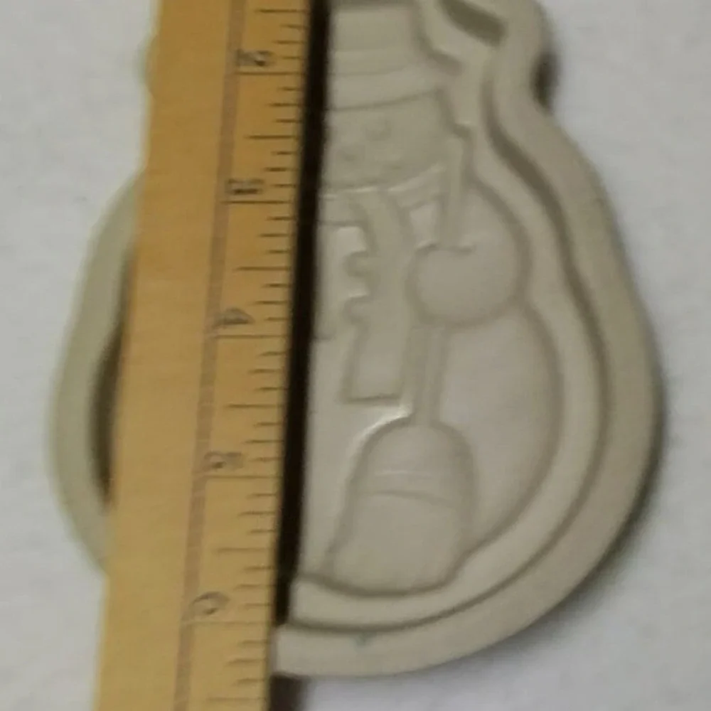 Vintage Longaberger-Style Snowman Cookie Mold | Holiday Baking‎ Stoneware